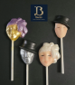 3538 Mardi Gras Mask Chocolate or Hard Candy Lollipop Mold